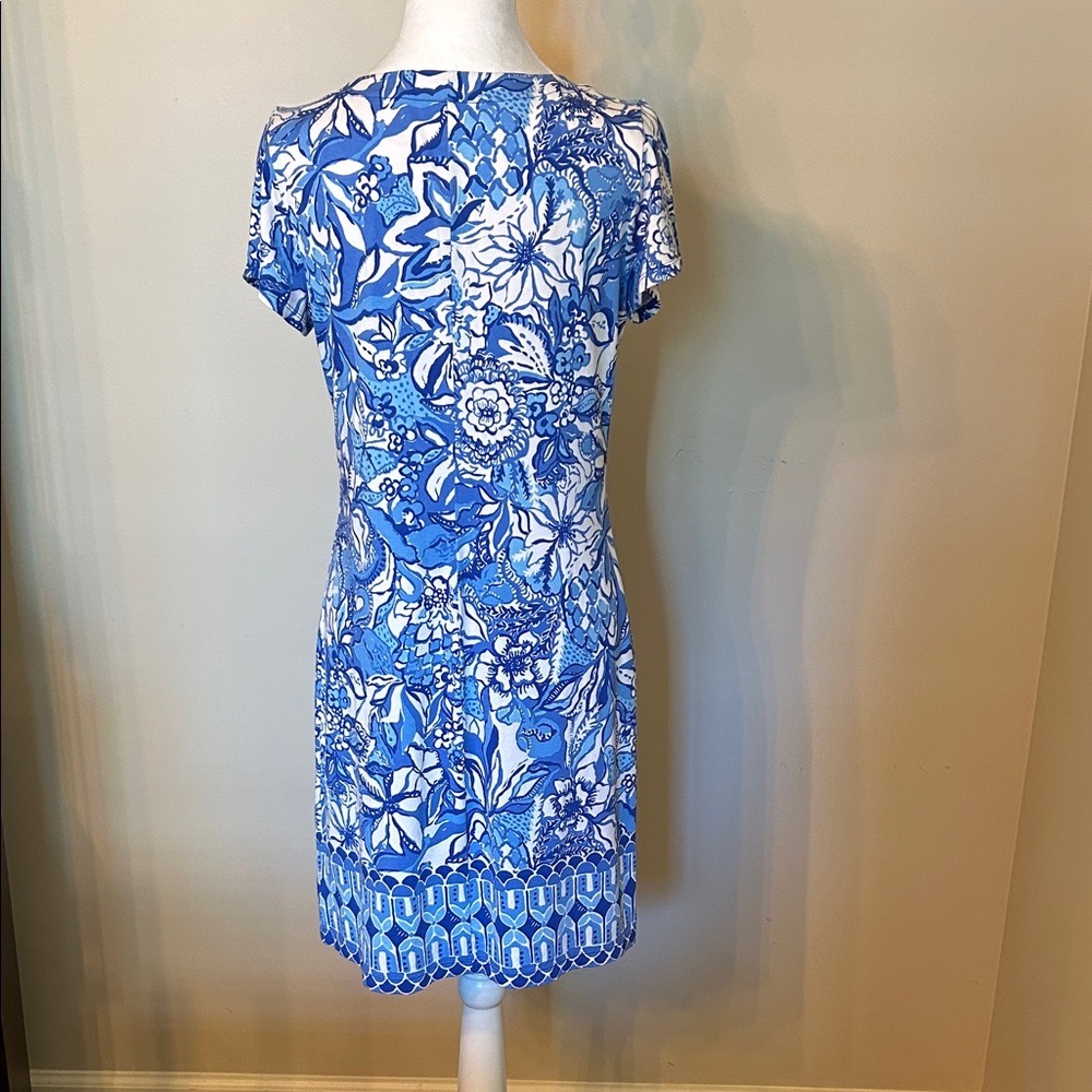 Lilly Pulitzer UPF 50+ Sophiletta Dress Flocking Fabulous $65 Size M - Picture 3 of 13